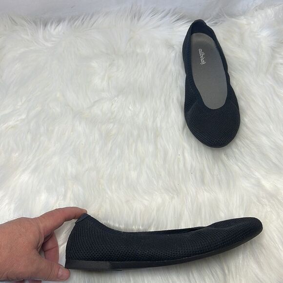 Allbirds Tree Breezers Black Ballet Flats Sz 7 - Picture 2 of 7